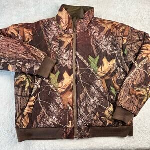 REMINGTON Removable Sleeves X-large Mossy Breakup Camo Reversible Hunting Jacket